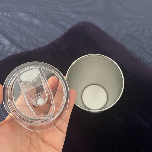 Mainstays Stainless Steel Double Wall Tumbler, white, 16 oz, water glass - Picture 5 of 7